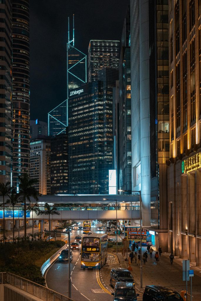 香港中環夜景